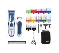 Wahl Color Pro Cordless Hair Clipper Ideal For Beginners, Cordless/Wireless; 8 Combs Colour Codes, Trimmer Finish Included