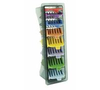 Coloured Attachment Comb Clippers - wahl comb colour set 18 coded plastic clipper attachments standard multi cut clippers coloured