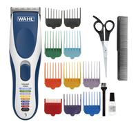 Wahl Colour Pro Cordless Clipper Kit, Colour-Coded Combs Rechargeable, 9649-017, Blue