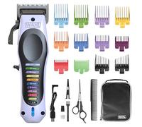 Wahl Colour Pro Cordless Li Hair Clipper - Colour-Coded Comb System, Professional Precision Blades, 120-Minute Cordless Runtime, Adjustable Taper Lever, Home Haircut Kit for Family Grooming