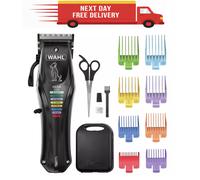 WAHL Colour Pro Rechargeable Corded/Cordless Pet Clippers with Coded Combs