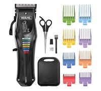 Wahl Colour Pro Rechargeable Pet Clipper - Cord/Cordless Dog Grooming Kit with Precision-Ground Blade, 120-Min Run Time & 8 Colour-Coded Attachment Combs (3-25 mm).