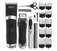 Wahl Cordless Clipper & Trimmer Gift Set, Cordless Grooming Set, Hair Clippers for Men, Men’s Beard Trimming, Nose Ear & Brow Trimmer, Male Grooming Set