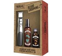 Wahl Beard Grooming Set - Beard trimmer Beard Oil & Beard Shampoo Set