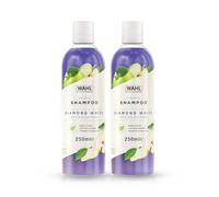 Wahl Diamond White Light & White Coat Enhancing Animal Shampoo 250ml - Vegan Friendly, Paraben-Free, Phosphate & Gluten Free Shampoo That Removes Dirt and Brightens Coat Pigmentation, Twin Pack