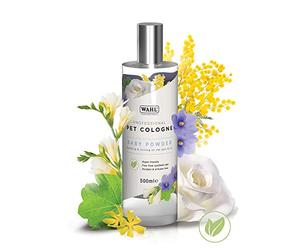 Wahl Dog Perfume Spray, dog deodoriser spray / dog cologne - baby powder 500ml