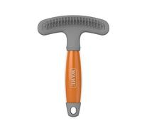 Wahl Double Row Rake and Shedding Blade, Pet Brush for Dogs and Cats, 2 in 1 Brush, Professional Grooming Tools, Removes Loose Hair and Fur, Gel Handle, Deshedding Tool for Pets