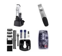 Wahl Electric Hair Beard Mustache Trimmer Set Battery Powered Cordless Shaver