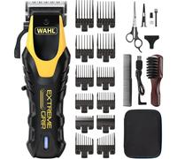 Wahl Extreme Grip Hair Clipper Heavy Duty Motor, Non Slip Silicone Sleeve, 120min Cordless Runtime, Adjustable Taper Lever