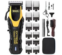 Wahl Extreme Grip Hair Clipper | Heavy-Duty Motor, Non-Slip Silicone Sleeve, 120min Cordless Runtime, Adjustable Taper Lever, Smooth-Cut Attachment Combs, Secure-Fit™ Guide System