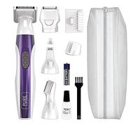 WAHL Face and Body Hair Remover, Pure Radiance, Womens Razor, Female Shaving, 4 in 1 Battery Trimmer, All-Over Body Hair Removal, Bikini Trimmers,Remove Facial Hair, Underarms, Legs, Painless Shaver