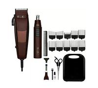 Wahl 18 Pc Men Hair Clipper Kit Gift Set Nose Trimmer Groom Cutting Main Power