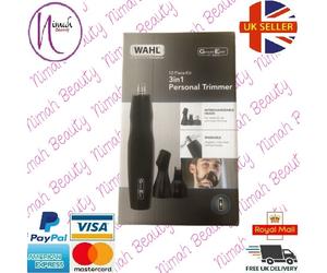 WAHL GROOMEASE 3-IN-1 PERSONAL TRIMMER FACIAL HAIR REMOVER 5608-217
