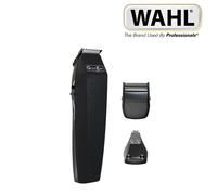 WAHL GroomEase Battery Operated Men Multigroomer, Three Interchangeable Heads, Four Attachment Combs, 90 Minutes of Continuous Use, Ideal for Gym and Travel