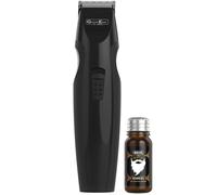Wahl GroomEase Beard Trimmer Set Battery Operated with Beard Oil Mens Gift Set