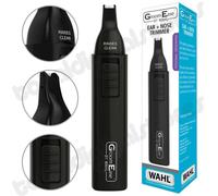 WAHL GROOMEASE EAR & NOSE HAIR TRIMMER CORDLESS GROOMING AA BATTERY - 5560-3417