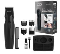 WAHL GROOMEASE 9 PIECE BATTERY STUBBLE & BEARD TRIMMER GROOMING KIT 5606-917