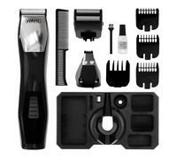 WAHL Groomsman 8-in-1 Trimmer - Black & Silver, Silver/Grey,Black