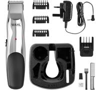 Wahl 9916-1117 Groomsman Rechargeable Beard Trimmer - Black and Silver, Black