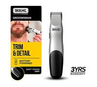 Wahl Groomsman Battery Trimmer Kit Silver male