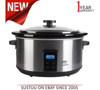 Wahl James Martin 4.7L Ceramic Slow Digital Cooker│Stainless Steel│Silver│ZX929