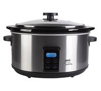 Wahl James Martin Digital Slow Cooker, 4.7L Ceramic Pot (Feeds up to 5 People), Programmable, LCD Digital Timer, 2 Heat Settings, Glass Lid, Brushed Stainless Steel, 6.42KG