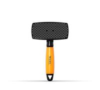 Wahl Large Self Cleaning Nylon Brush Ideal for Sensitive Pets | Pet Grooming Brush Nylon Bristles Soft Washable Handle Self Cleaning Puppy Training Brush