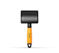 WAHL Slicker Brush Large Grooming Brush, Dog Cat Brush, Pet Grooming Tools, Straightening Brushes for Long and Short Haired Animals, Gel Handle, Orange