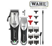WAHL Launch™ Combo - Cordless Clipper & Trimmer Kit for Pro Haircuts & Detailing, USB-C Charging, 6 Clipper & 3 Trimmer Guides, Beard Brush, Storage Pouch - Lightweight & Ergonomic