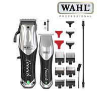 WAHL Launch™ Combo - Cordless Clipper & Trimmer Kit for Pro Haircuts & Detailing, USB-C Charging, 6 Clipper & 3 Trimmer Guides, Beard Brush, Storage Pouch - Lightweight & Ergonomic