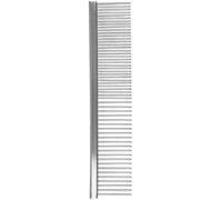 WAHL Metal Comb. Stainless Steel, Rounded Tips, 2x Teeth Spacing. Dog Grooming.