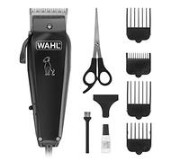 WAHL Dog Clippers, Multi Cut Dog Cat Grooming Kit, Full Pet Coat, Low Noise Corded, Pets At Home, Rust Resistant, High Carbon Steel Blades are Precision Ground, Light 100 gr, Black