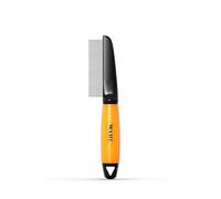 Wahl Pet Grooming Comb Stainless Steel Teeth | Dog Cat Hair Comb Grooming Accessories Pet Minimal Pull Gel Handle Orange
