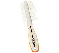 Wahl Premium Flea, Hair Pick, & Finishing Comb with Ergonomic Grips for Dog Grooming, Brushing, Detangling, and Flea Removal - Model 858503