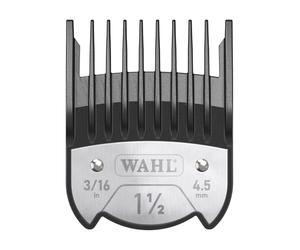 WAHL Premium Magnetic Attachment Combs, #1.5, 4.5mm, Guide Combs for Hair Clipper and Trimmers, Black, Kuno, Chromstyle, Genio
