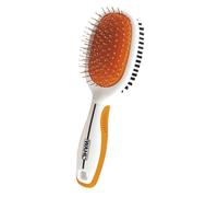 Wahl Premium Pet Double Sided Pin Bristle Brush with Patented Stacked Pin Design for Dogs - Removes Loose Hair & Stimulates the Skin while Creating a