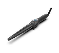 Wahl Pro Shine Conical Wand - Black, Cone-Shaped, Variable Heat Control Between 80°C-210°C, Keratin Infused Ceramic Coated Barrel, Adjustable Digital Temperature, Rotating Cool Tip