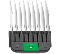 Wahl Professional Animal Stainless Steel Attachment Guide Comb Detachable Blade Pet Clippers - #C, 7/8 Inch Cut Length (3377-100), Green