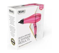 Wahl Pro Keratin Dryer - Pink Shimmer, Keratin Infused tourmaline Coated Grille, Ionic Function Reduces Static, Cool Shot Button, 3 Heat and 2 Speed Settings