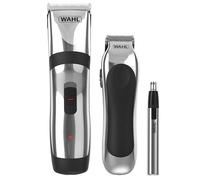 Wahl Rechargeable Hair Clipper Set Beard Nose & Ear Trimmer Gift Set 10 Combs