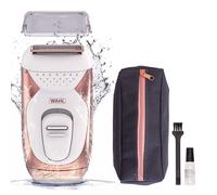 Wahl Rechargeable Showerproof Shaver for Women, 4 Piece Set, Pink and White