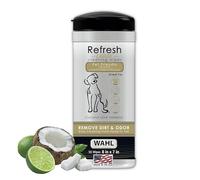 Wahl Refreshing Dog & Pet Cleansing Wipes, 50 Wipes, Coconut Lime