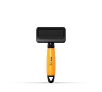 WAHL Slicker Brush Small Grooming Brush, Dog Cat Brush, Pet Grooming Tools, Straightening Brushes for Long and Short Haired Animals, Gel Handle, Orange