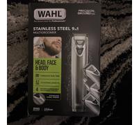 Titanium Steel Lithium Beard and Stubble Trimmer Wahl Silver One Size