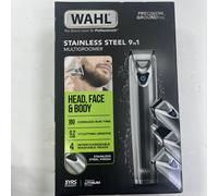 Titanium Steel Lithium Beard and Stubble Trimmer Wahl Silver One Size