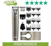 Titanium Steel Lithium Beard and Stubble Trimmer Wahl Silver One Size