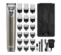 Wahl Stainless Steel Stubble & Beard Trimmer, Beard Trimmers for Men, Rechargeable Trimmer, Stubble Trimmer, Washable Head, Cordless Trimmers, Men’s Stubble Trimmer, Male Grooming Set, Beard Care