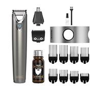 Wahl Stainless Steel Face and Body Grooming Gift Set, Beard Trimmers Men, Beard Trimming Kit, Men's Stubble Trimmers, Body Trimmers, Ear and Nose Trimming, Male Grooming Set