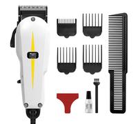 Wahl Super Taper Hair Trimmer with 4 Attachment Combs, White, 0.62 kg