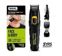 Wahl Beard Trimmer Men, Extreme Grip 7-in-1 Hair Trimmers for Men, Nose Hair Trimmer for Men, Stubble Trimmer, Male Grooming Set, Body Trimmer fo